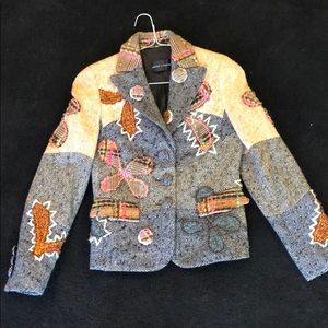 Rena Lange patchwork blazer